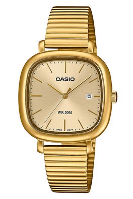 Casio Damen-Armbanduhr Edelstahl Vergoldet LTP-B166G-9AVEF