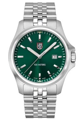 Luminox Herrenuhr Dress Field Quarz Stahl/Grün XL.2537
