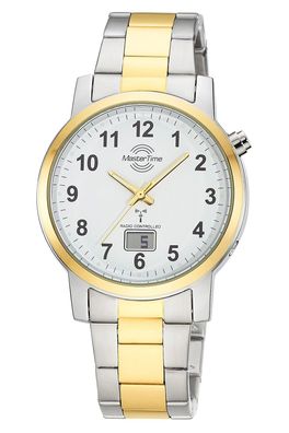Master Time Herren-Funkarmbanduhr Basic Bicolor MTGA-10956-12M