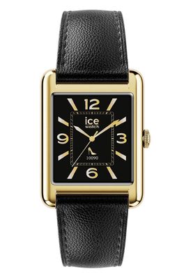 Ice-Watch Damenuhr Smartwatch ICE Smart TKS 2.0 Goldfarben mit Lederband 025286