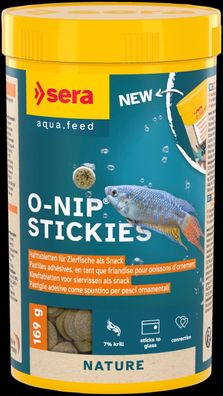 Sera O-Nip Stickies Nature 250ml - 265 Hafttabletten für Zierfische als Snack
