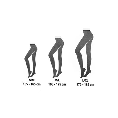 Damen Strumpfhose mit Muster Nero Frauen Hose Socken N.1534 40 DEN schwarz