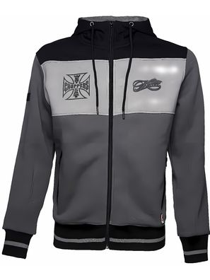 WCC West Coast Choppers Jacke Kimi Raikkönen Technical hooded Jacket Black/Grey