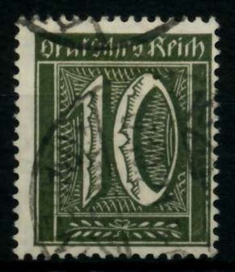 D-REICH INFLA Nr 159b gestempelt gepr. X721B82