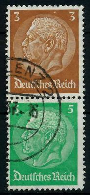 D-REICH Zusammendruck Nr S127 gestempelt SENKR PAAR X7A404A