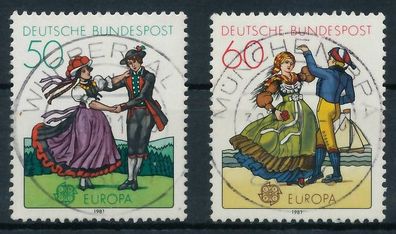 BRD BUND 1981 Nr 1096-1097 zentrisch gestempelt X823E5A