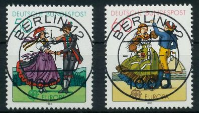 BRD BUND 1981 Nr 1096-1097 zentrisch gestempelt X831A8A