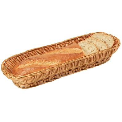 KESPER Baguette-Korb Kunststoff braun 41x16x14 cm