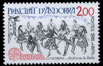 Andorra (FRANZ. POST) 1981 Nr 314 postfrisch X5A001A