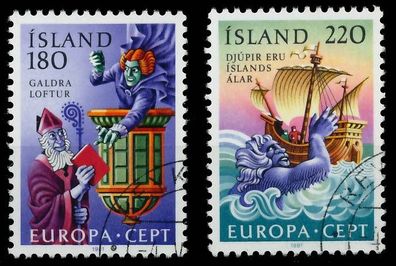 ISLAND 1981 Nr 565-566 gestempelt X5A9DE6