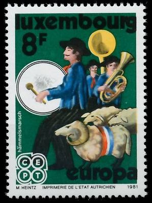 Luxemburg 1981 Nr 1031 postfrisch S1D794E