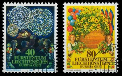 Liechtenstein 1981 Nr 764-765 gestempelt X5A9E9A