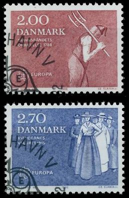 Dänemark 1982 Nr 749-750 gestempelt X5B51FA