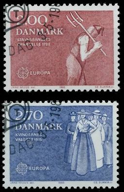 Dänemark 1982 Nr 749-750 gestempelt X5B51F6