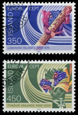 ISLAND 1982 Nr 578-579 gestempelt X5B53AA