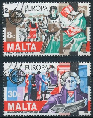 MALTA 1982 Nr 661-662 gestempelt X5B5416
