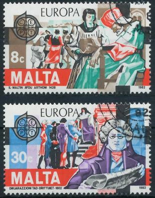 MALTA 1982 Nr 661-662 gestempelt X5B540A