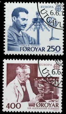 FÄRÖER 1983 Nr 84-85 gestempelt X5B5742