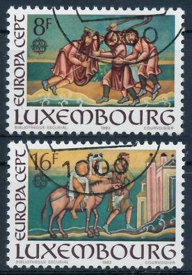 Luxemburg 1983 Nr 1074-1075 gestempelt X5B90EE