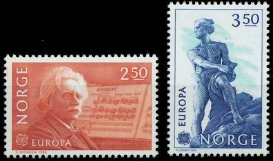 Norwegen 1983 Nr 885-886 postfrisch X5B917E