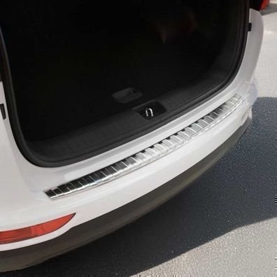 Ladekantenschutz Stoßstangenschutz für Kia Sportage 4 2015-2018 Edelstahl Silber