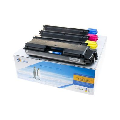 G&G Toner ersetzen Kyocera TK-590K/C/M/Y 4 Stück