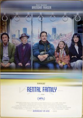 Rental Family - Original Kinoplakat A0 - Teasermotiv - Brendan Fraser - Filmposter