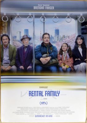 Rental Family - Original Kinoplakat A1 - Teasermotiv - Brendan Fraser - Filmposter