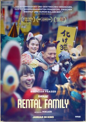 Rental Family - Original Kinoplakat A0 - Hauptmotiv - Brendan Fraser - Filmposter