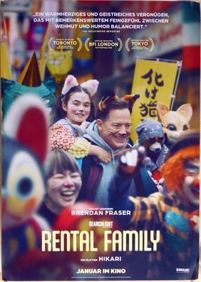 Rental Family - Original Kinoplakat A1 - Hauptmotiv - Brendan Fraser - Filmposter