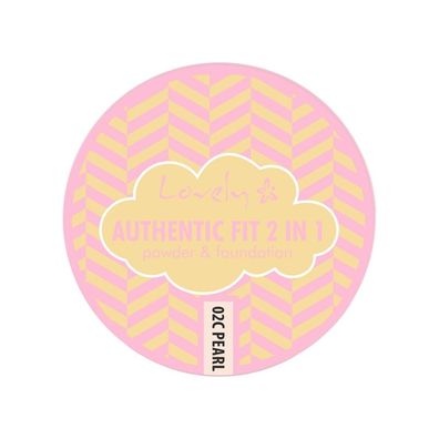 Authentic Fit 2in1 Foundation & Puder - Farbton 02C Pearl, 9,5g - Perfekt für ei