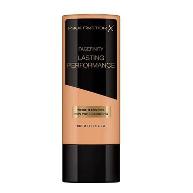 Max Factor Facefinity Flüssig Make-up 107 Golden Beige, langanhaltende Deckkraft