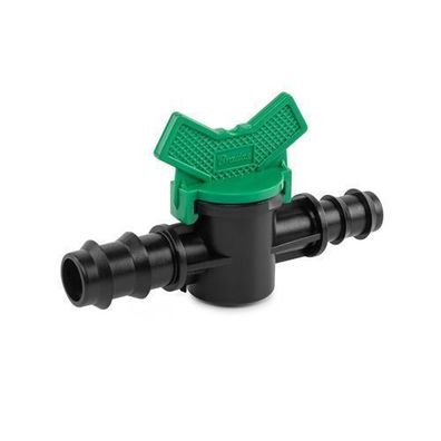 Absperrhahn Kugelhahn 20mm 16mm 2x Steckverbinder PE Rohr Gartenbewässerung