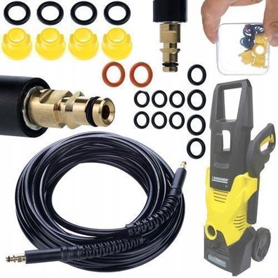 Rosfix Set Dichtung + Hochdruckschlauch 10m | Ersatz für Kärcher K2–K7