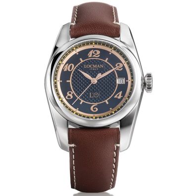 Locman - 0LO4T01R-00BKKGPN - Armbanduhr - Herren - Automatik - L'O2 Full Pave
