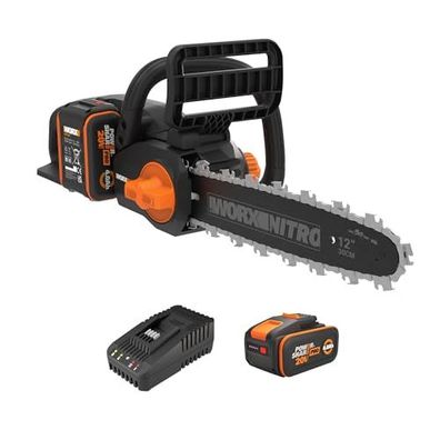 WORX WG350E Nitro Akku-Kettens?ge 20 V mit Akku und Ladeger?t