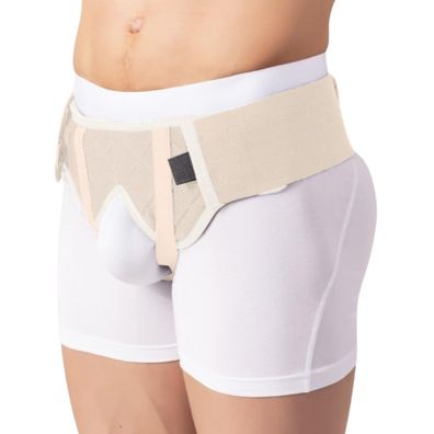 BeFit24 Leistenbruchgértel Herren Bruchband mit 2 Silikoneinlagen Größe M