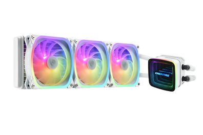 Enermax Aquafusion ADV Snow ARGB 360mm AIO CPU-Wasserkéhlung LGA1700 AM5