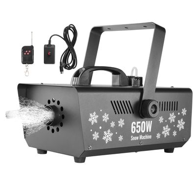 VEVOR Schneemaschine 650 W mit Fernbedienung 1 L Tank Kunstschnee