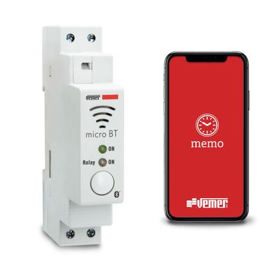 VEMER VE797200 Micro BT Zeitschaltuhr astronomisch Bluetooth Hutschiene