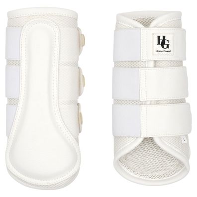Horse Guard Timothy mesh Dressurgamasche, 2er Set - weiß