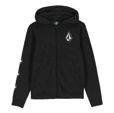 VOLCOM Kids Hoodie Iconic Stone Gid Zip black - Größe: XL (164-172cm)