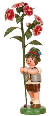 Blumenkind Junge mit Buschnelke