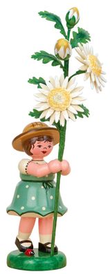 Mädchen mit Edelweißmargarite, 17 cm hoch