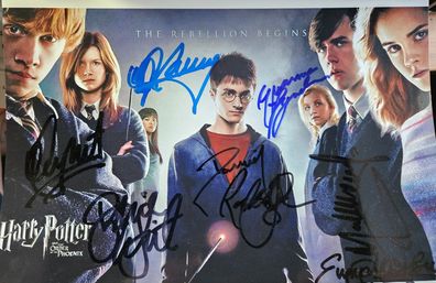 Harry Potter Cast Autogramm 20x30 cm
