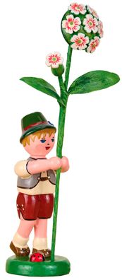 Blumenkind Junge mit Bartnelke