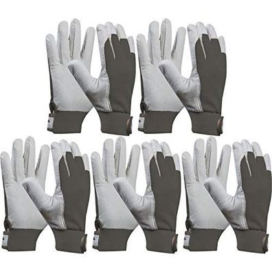 Gebol Uni Fit Comfort Arbeitshandschuhe Gr??e M, 5 Paar