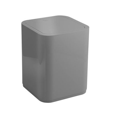Gedy G-Seventy Badabfalleimer 20x20x24,6 cm Kunststoff Grau Matteo Thun