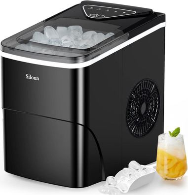 Silonn Eiswérfelmaschine Defekt 12 kg/24h 9 Wérfel in 6 Min 2 Größen