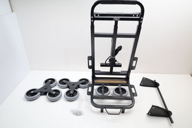 VEVOR Treppenkarre Sackkarre 208 kg 6 Räder klappbar mit Doppelgriff